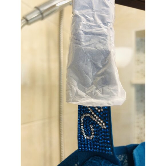 Victoria's Secret Corset Lace Push-Up 34B Very Sexy Collection Blue NWT - Picture 10 of 11